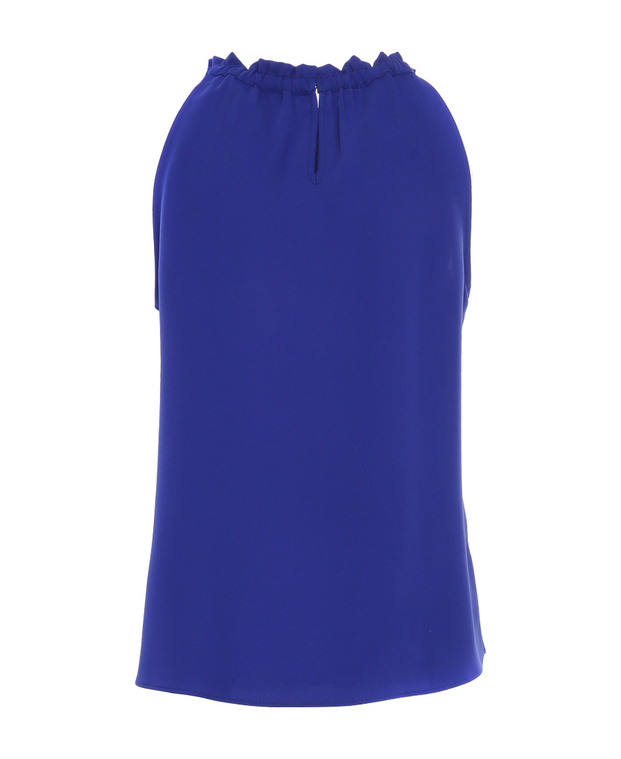 P.a.r.o.s.h Logo Blouse In Blue