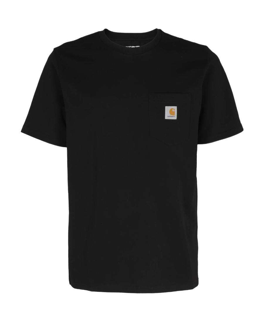 Carhartt Man T-shirt Midnight Blue Size Xl Cotton In Black