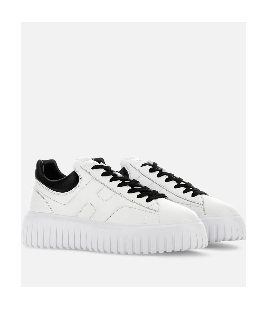 Hogan H-stripes Low-top Sneakers In White