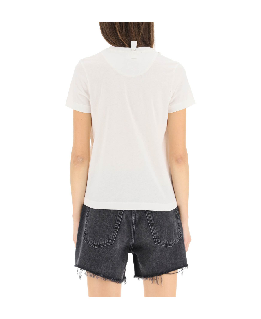 Marc Jacobs Logo Printed T-shirt In White