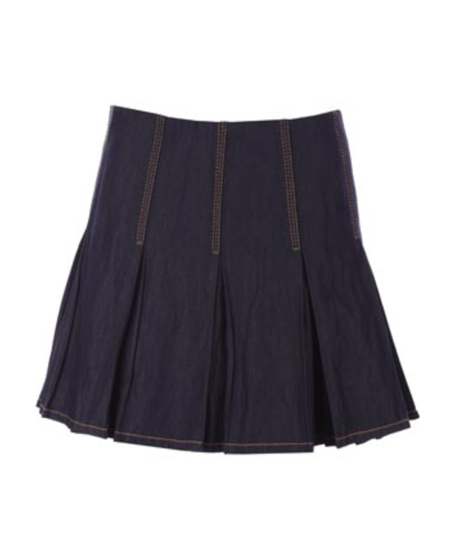 Shop Bottega Veneta Crinkled-finish Pleated Skirt In Black