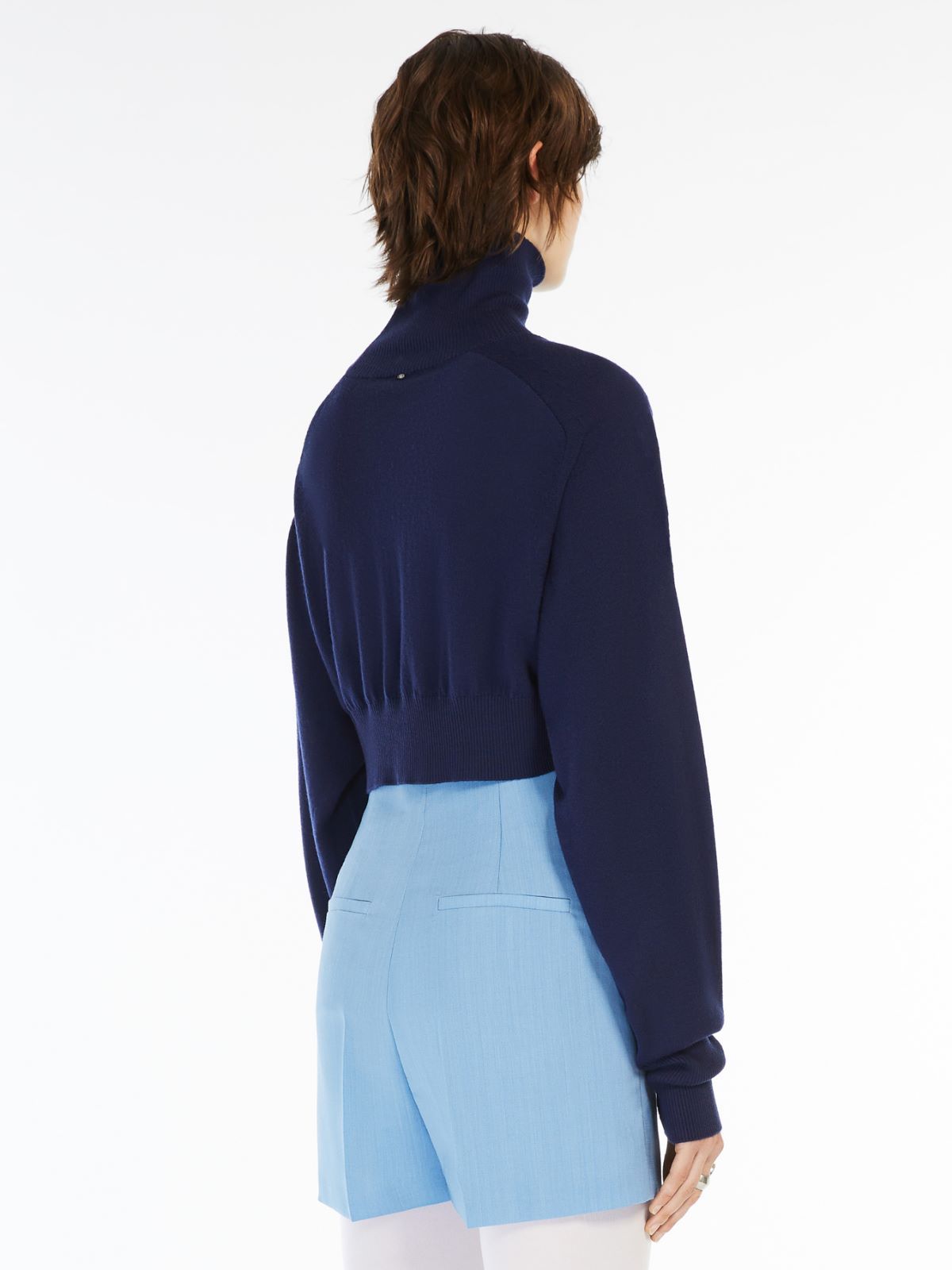 Sportmax Ululato Sweaters And Cardigans Blue In Black
