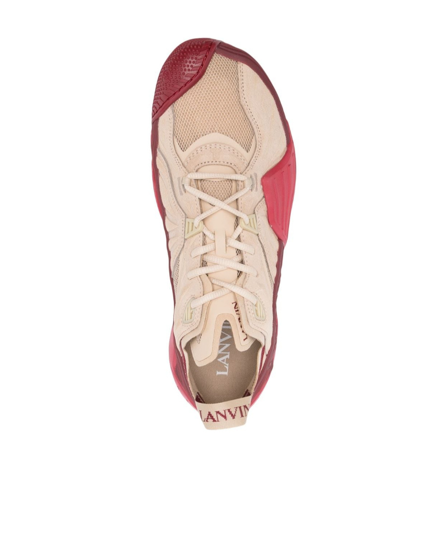 Lanvin Flash-x Low-top Sneakers In Red