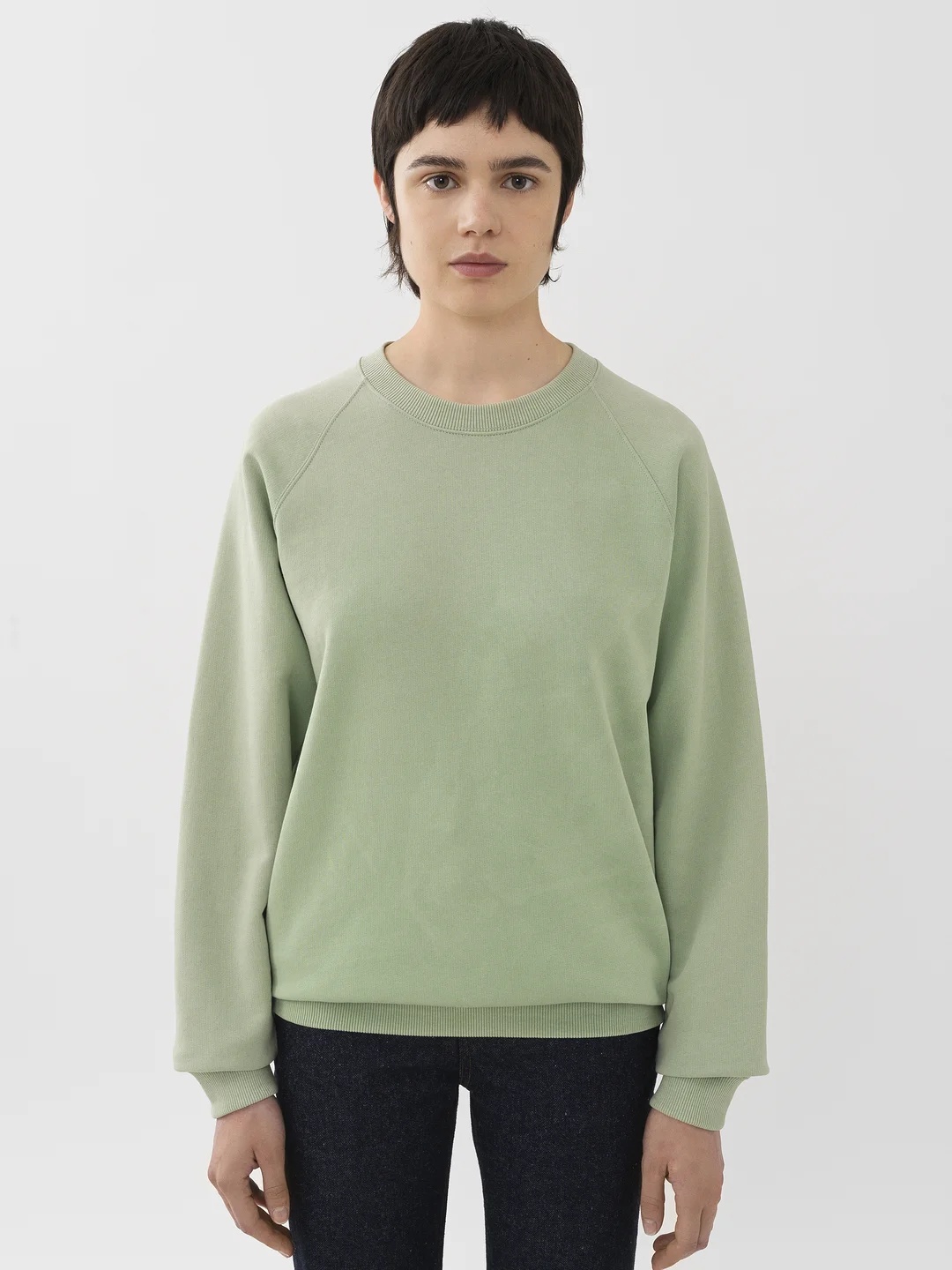 Chloé Logo Sweater In Green
