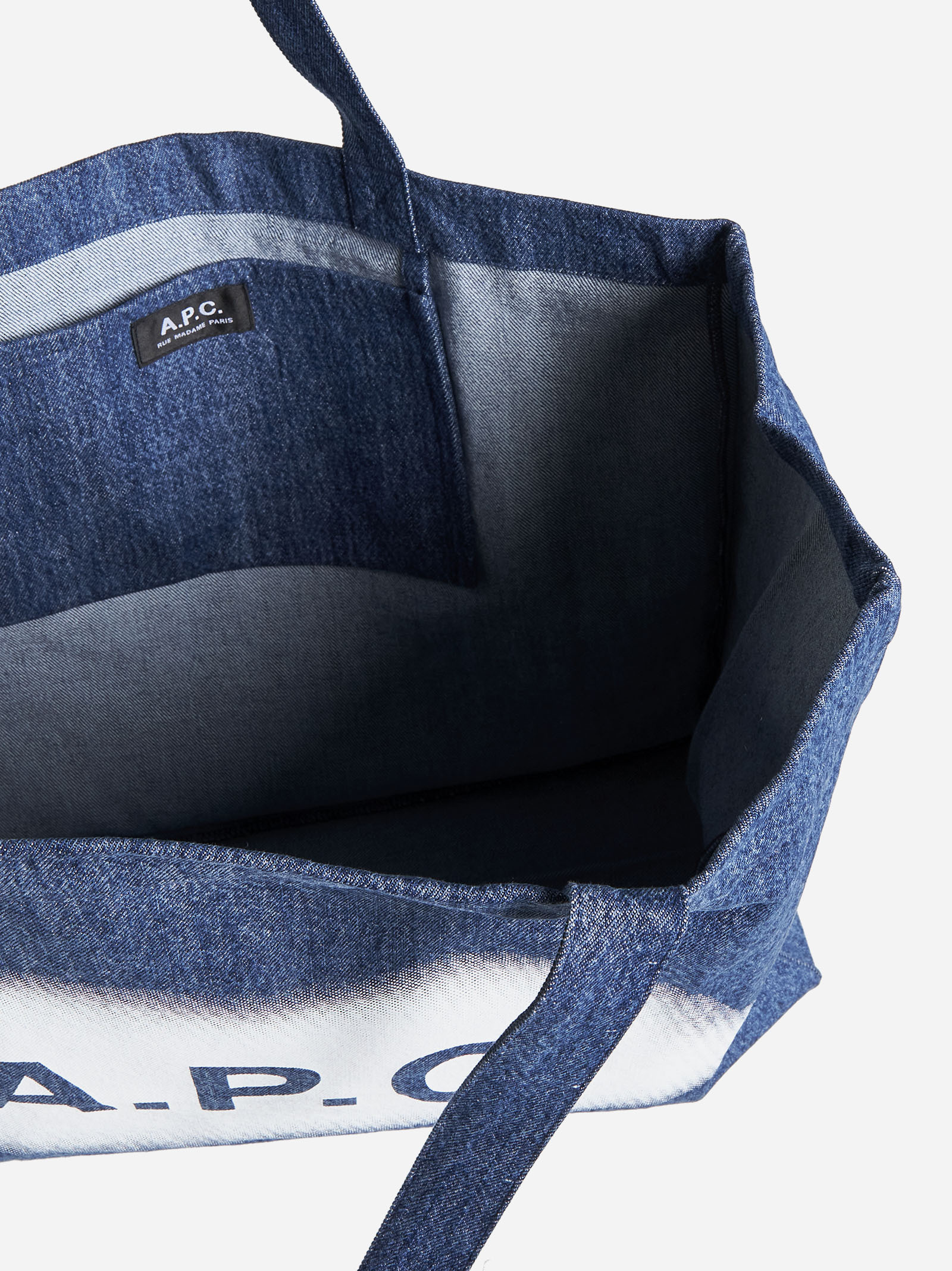 Apc Logo Handbag In Blue