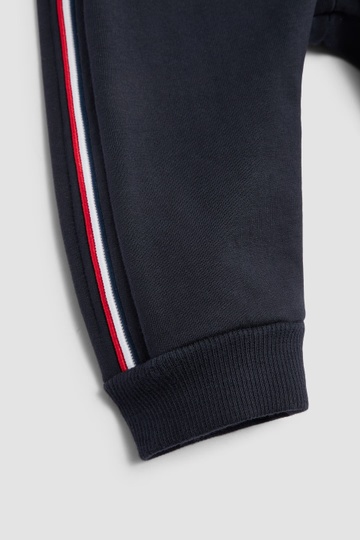 Moncler Three-color Sweatpants In Blue
