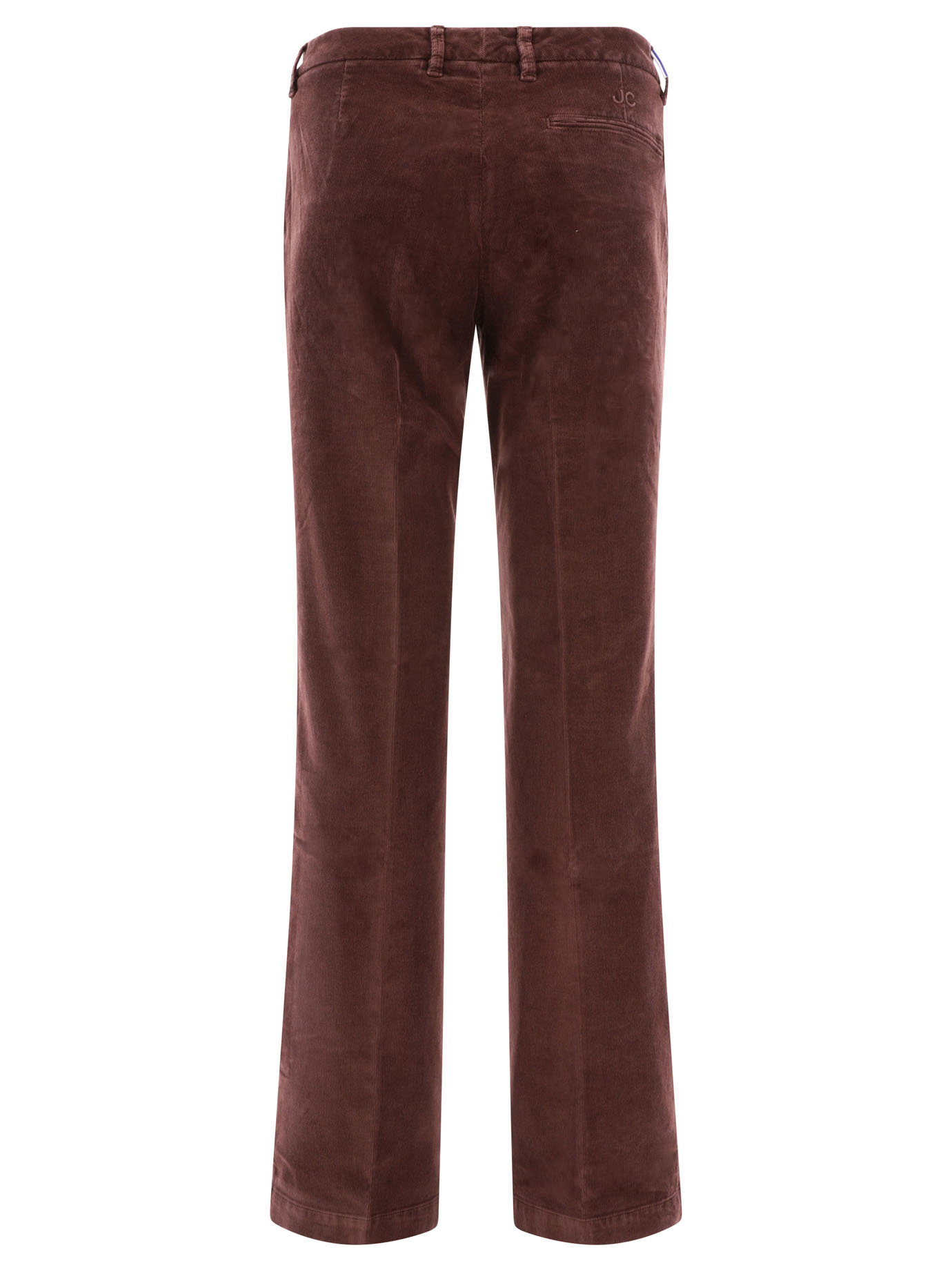 Jacob Cohen Selena Trousers Brown In Red
