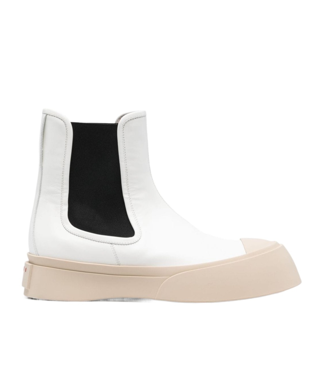 Marni Man Ankle Boots White Size 7 Leather In White