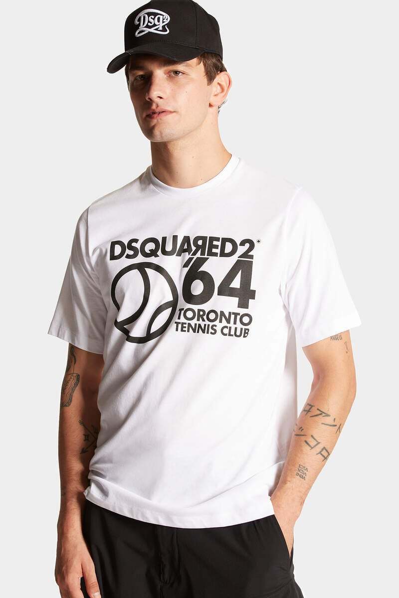 Dsquared2 Dsquared White Cotton Oversize T Shirt In White