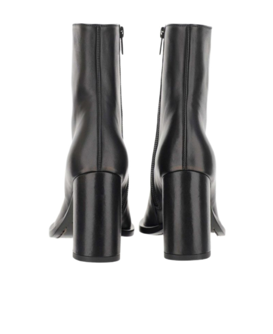 Ann Demeulemeester Lisa Ankle Boots In Black Leather In Black