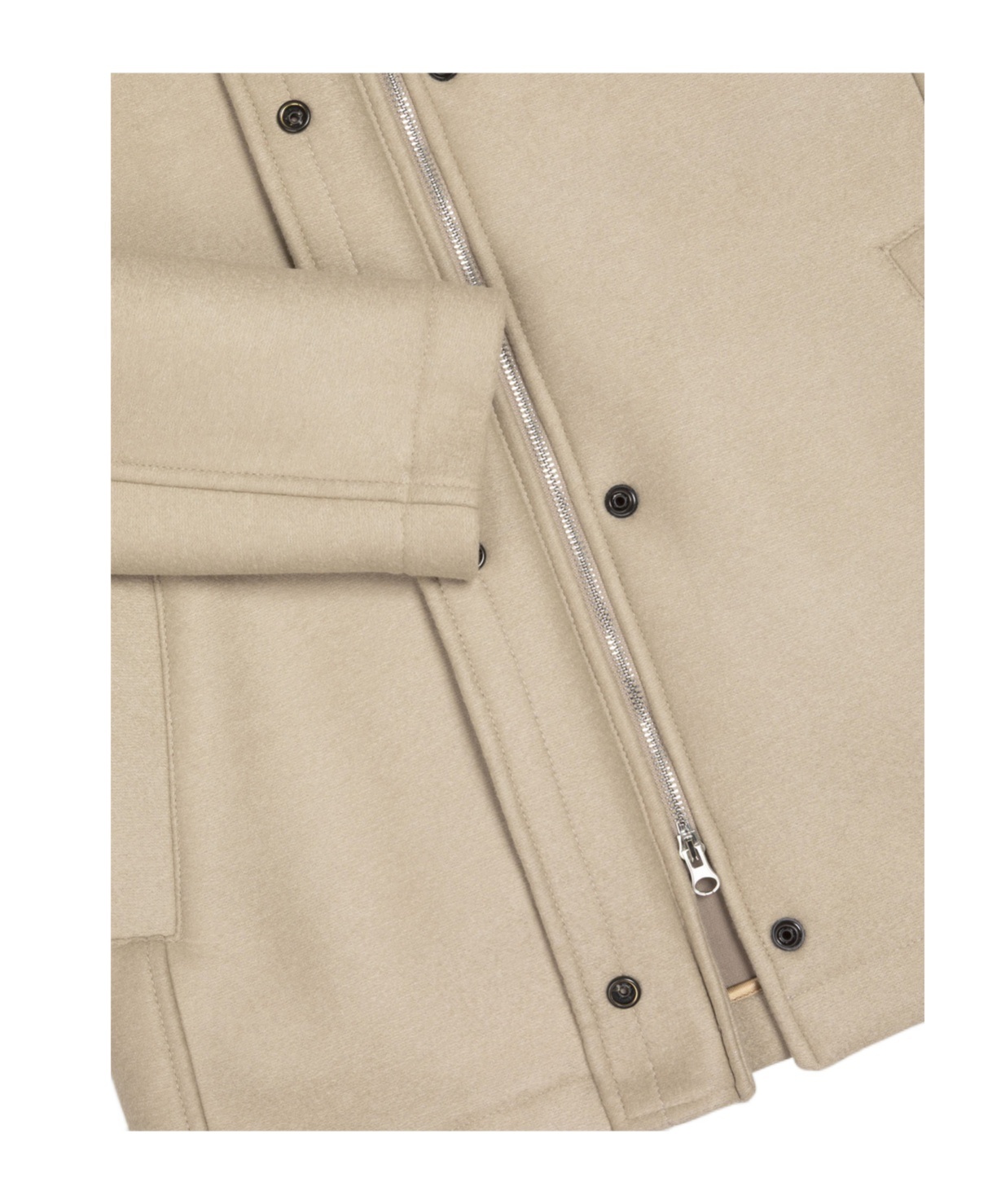 Colmar Originals Long-sleeved Hooded Coat In Neutral