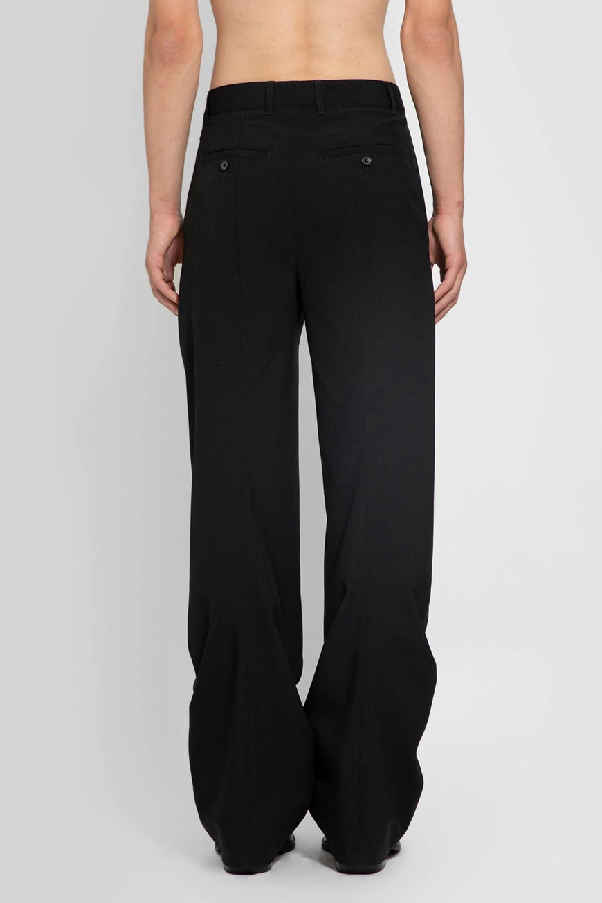 Y/project Wool Tapered Trousers In Black
