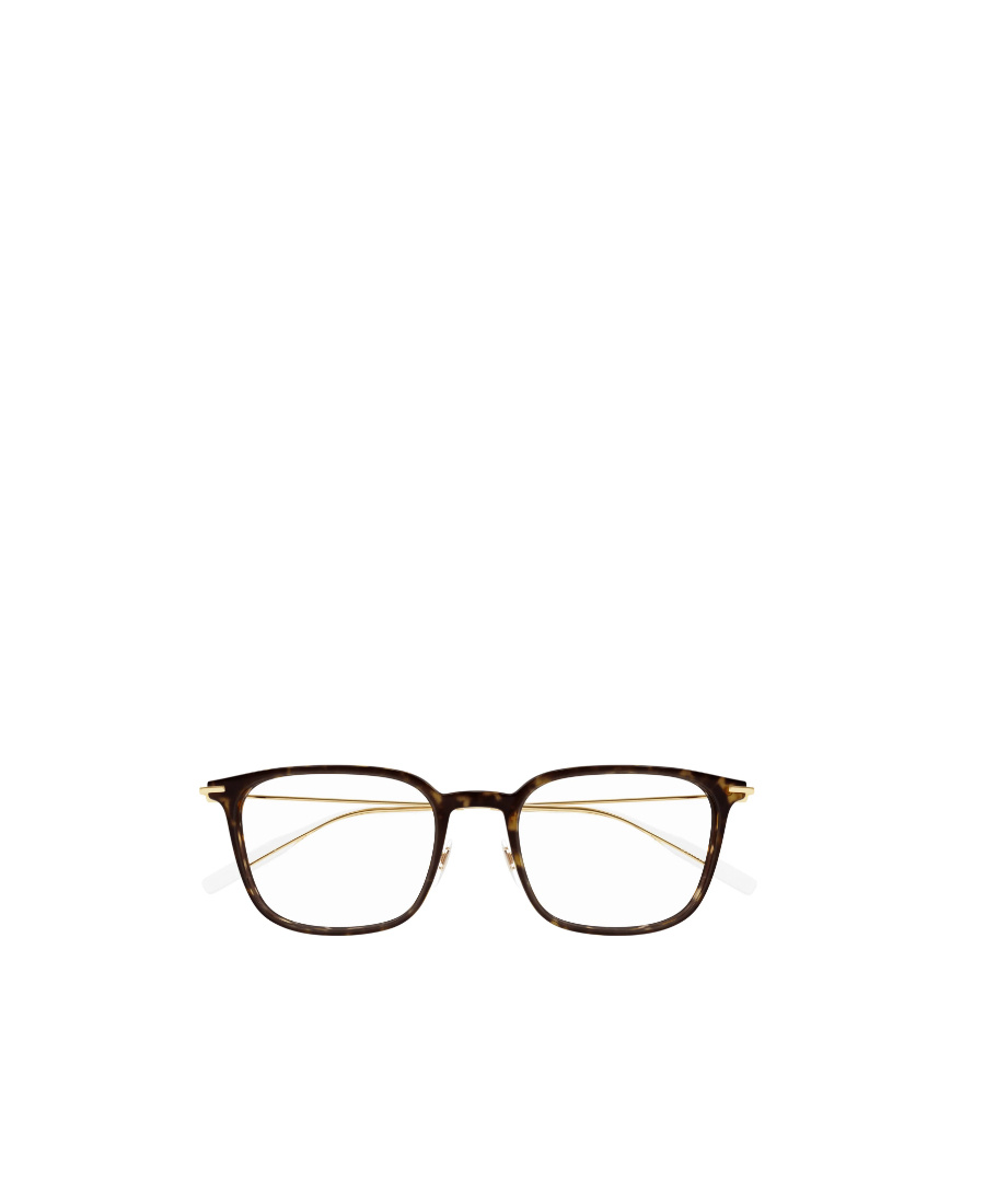 Montblanc Tortoiseshell Square-frame Glasses In Multicolor