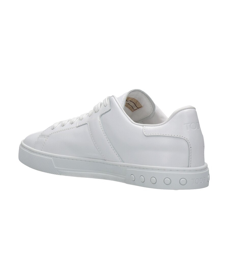 Tod's Leather Lace-up Sneakers In White