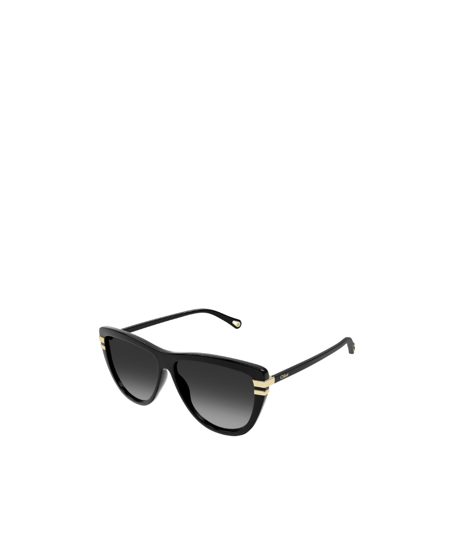 Chloé Square-frame Recycled Acetate Sunglasses In Black