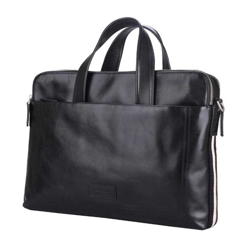 Bally Zippered Handbag In Black