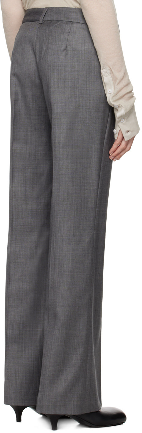 Our Legacy Gray Hip Trousers In Black