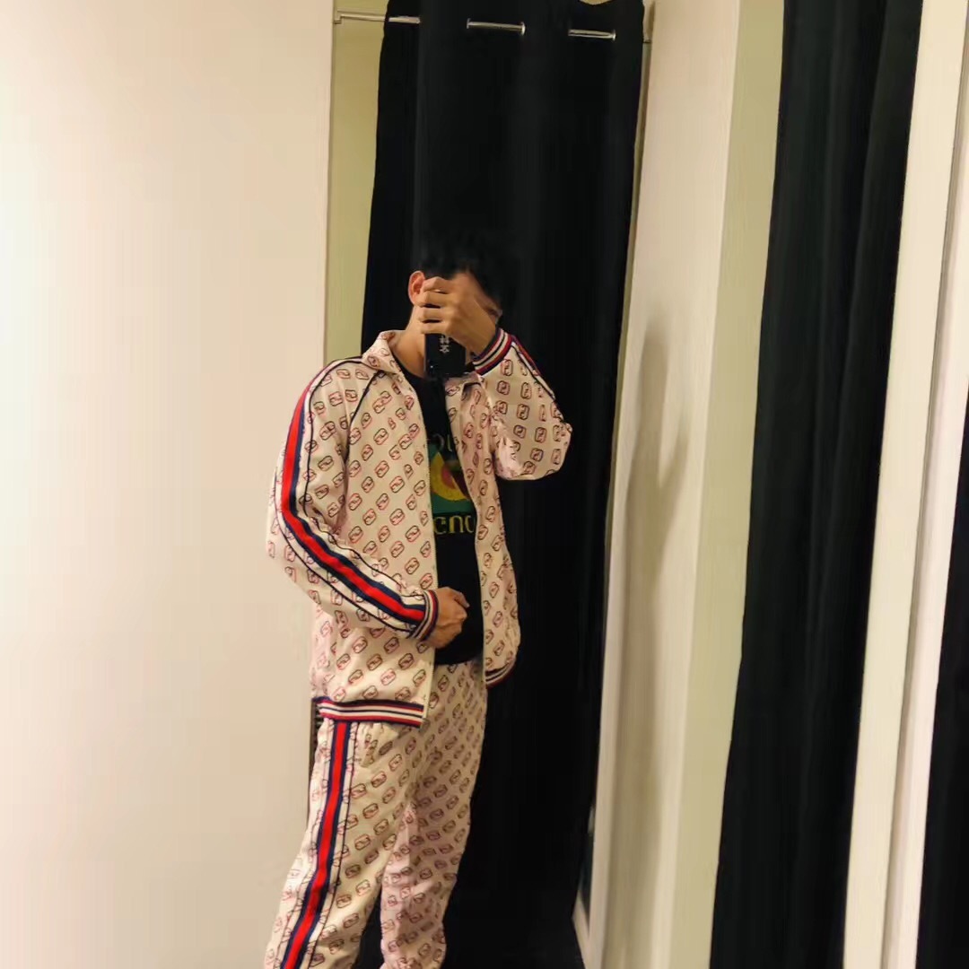 Gucci Gg Printed Jogging Pant In Multicolor