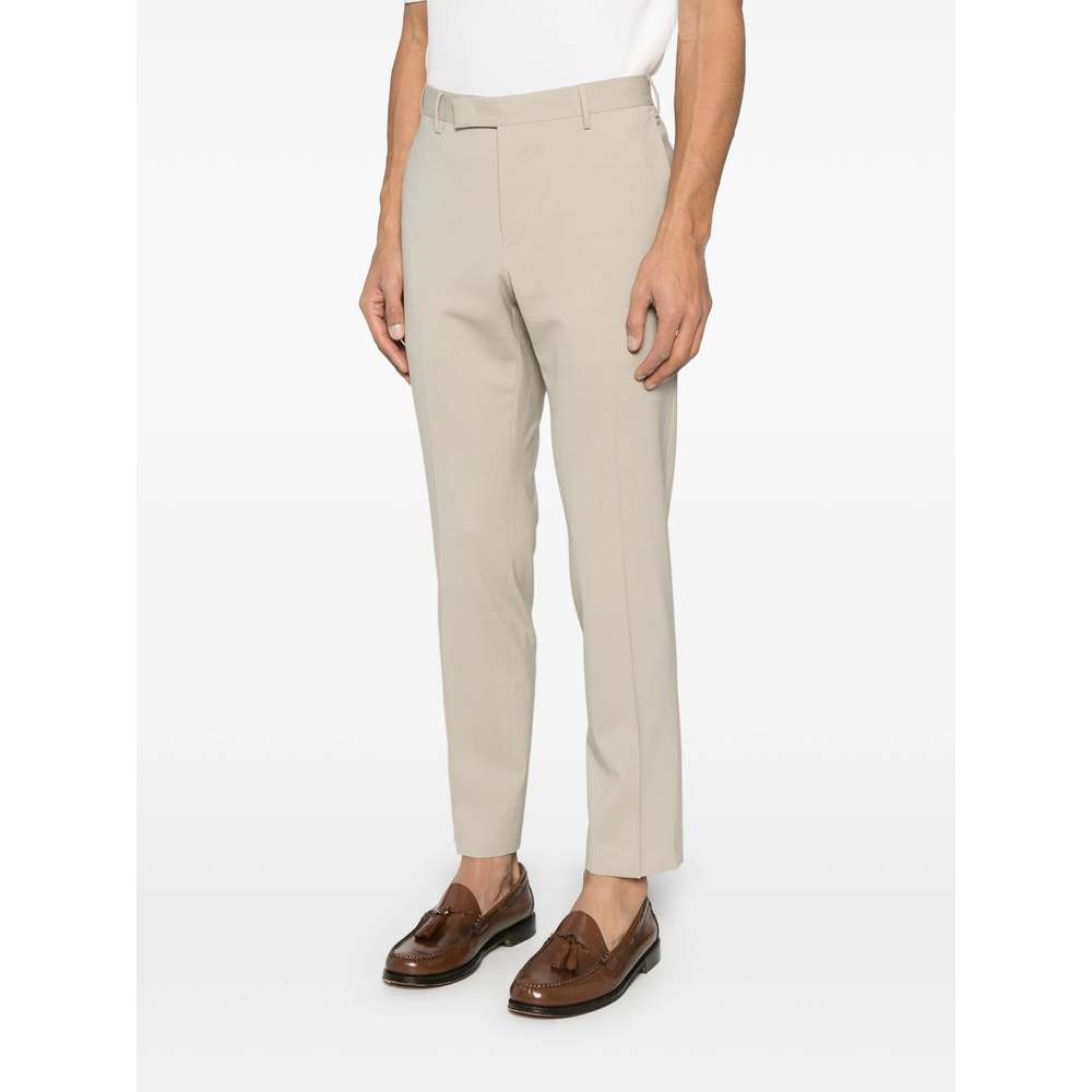 Pt01 Belt Loop Casual Pants In Neutral