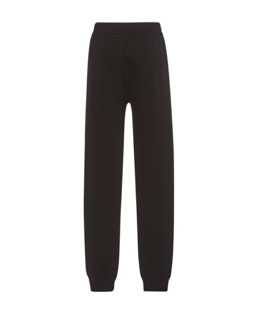 The Row Black Jogging Pants In Gold