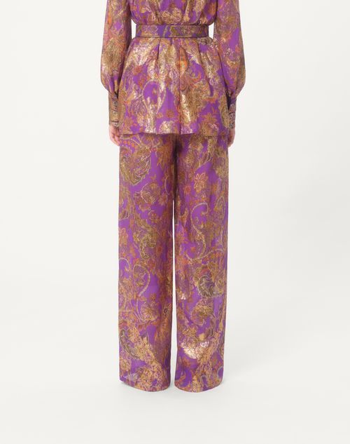 Valentino Apres L'hiver Fil-coupe Trousers In Nude