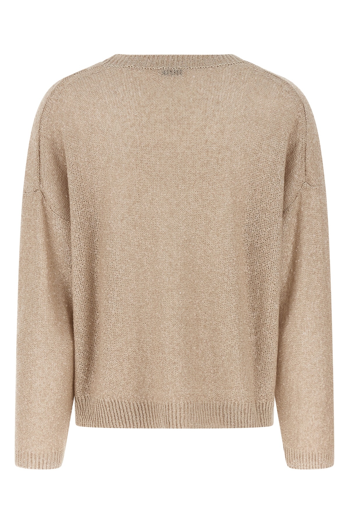 Brunello Cucinelli Sequin Sweater Sweaters And Cardigans In Nude