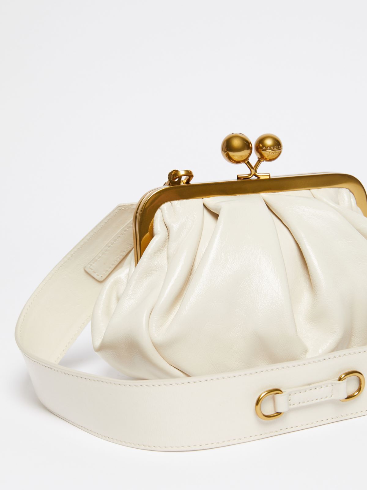 Weekend Max Mara Small Crinkled Leather Pasticcino Bag