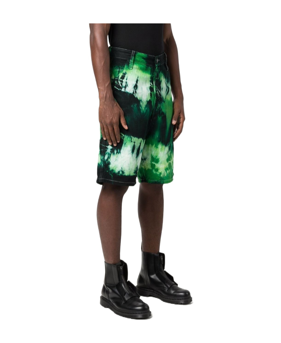 Shop Ami Alexandre Mattiussi Alex Fit Short Pants In Green