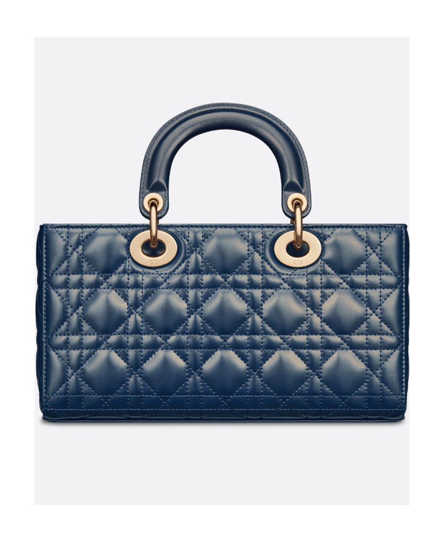 Dior Medium Lady D-joy Shoulder Bag In Blue