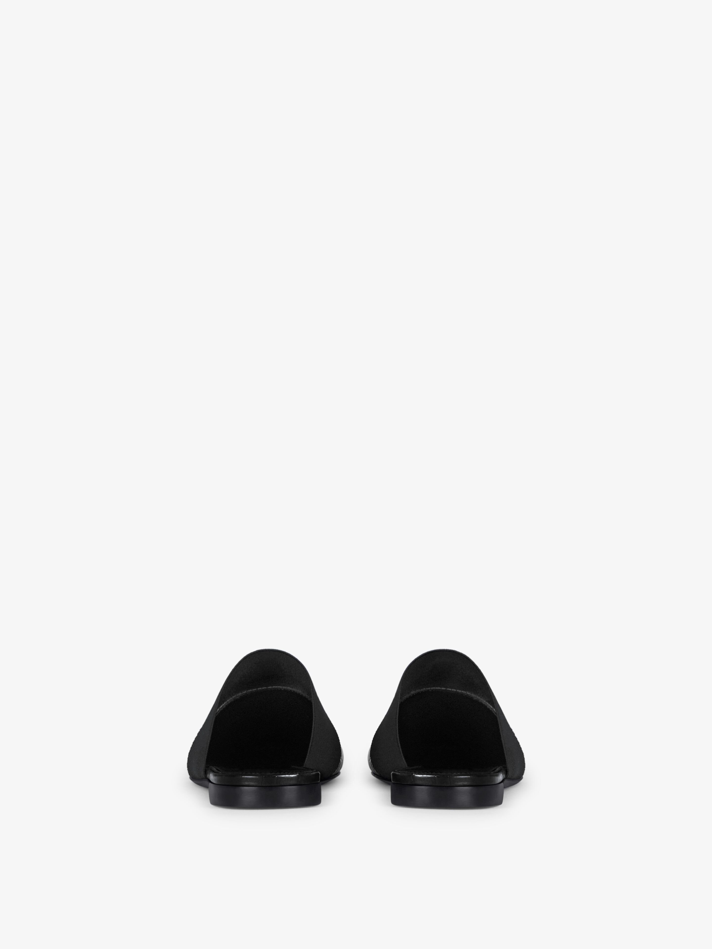 Givenchy Bedford Logo-print Leather Slippers In Black
