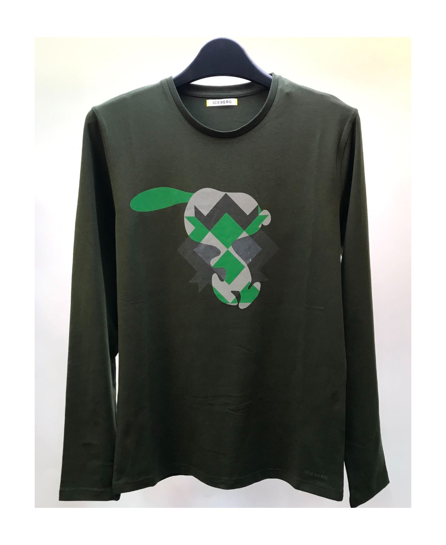 ICEBERG ROUND COLLAR AND LONG-SLEEVED T-SHIRT