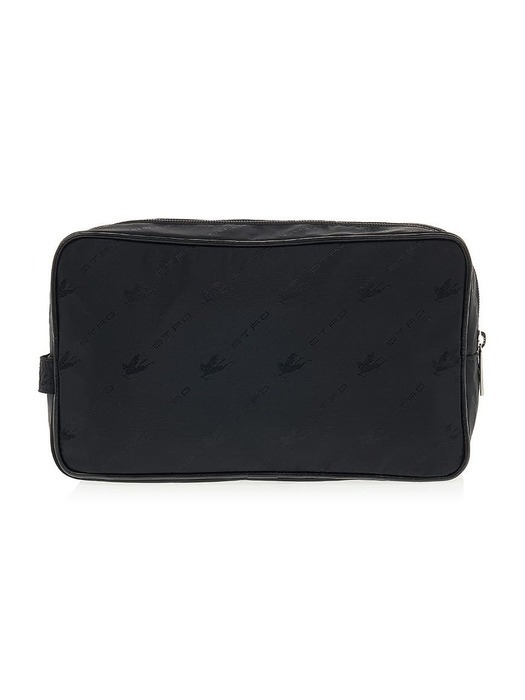 Etro Zipper Clutch In Black