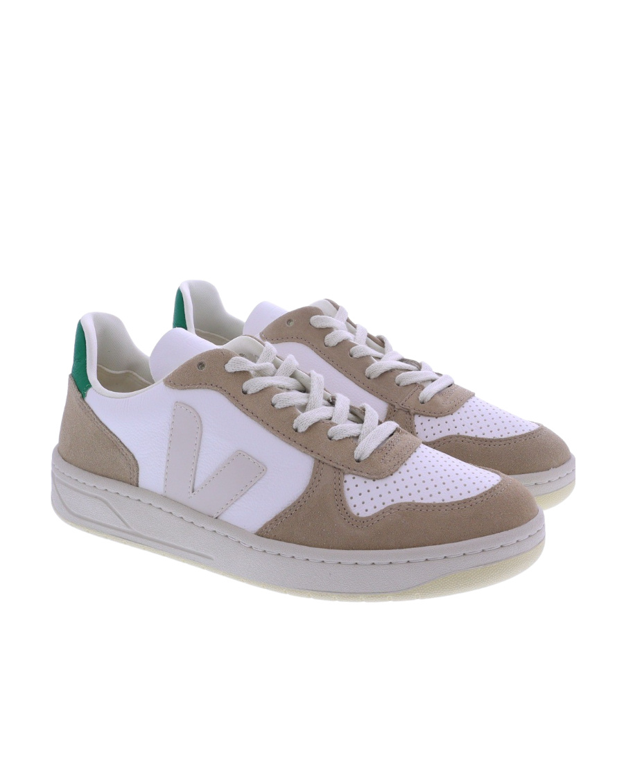 Veja V-10 Chromefree Low-top Sneakers In Gray