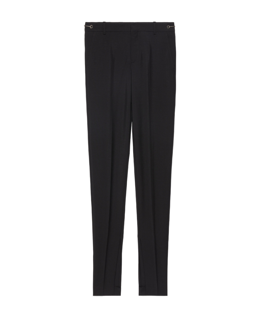 Gucci Cotton Jersey Trousers With Embroidery In Black
