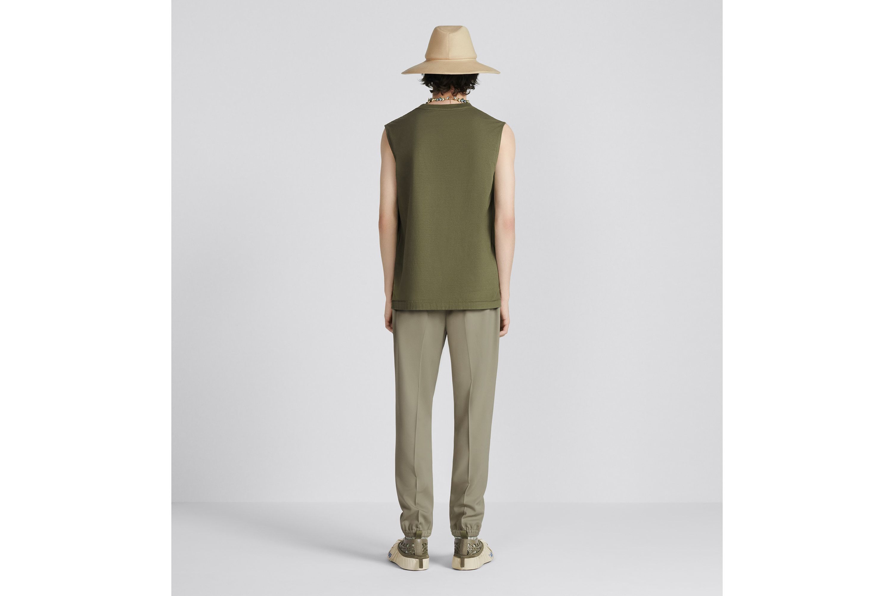 Dior Logo Sweatpants In Nude