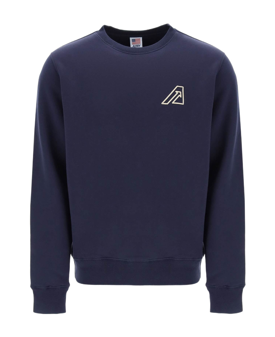 Autry Icon Crewneck Sweatshirt In Blue