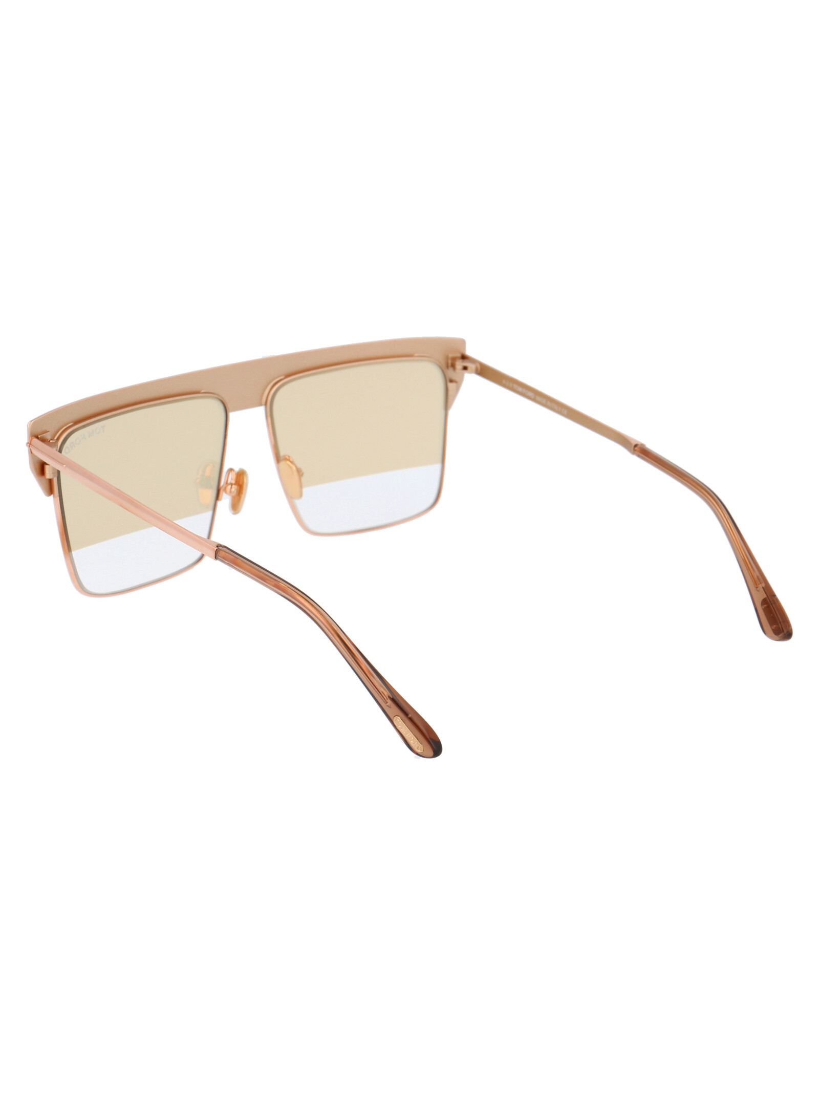Tom Ford Square Sunglasses In Nude