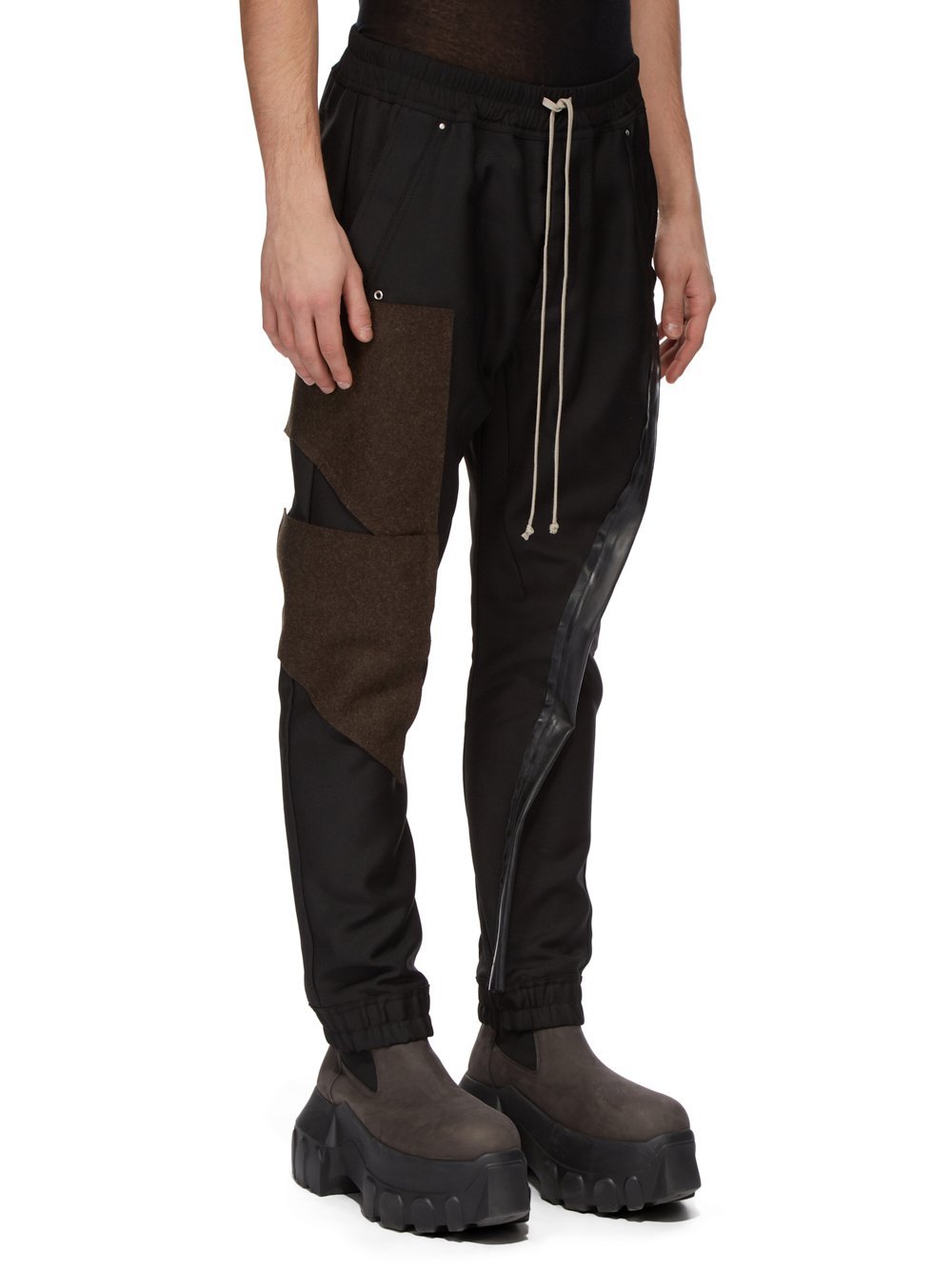 Rick Owens Drawstring Casual Pants In Black