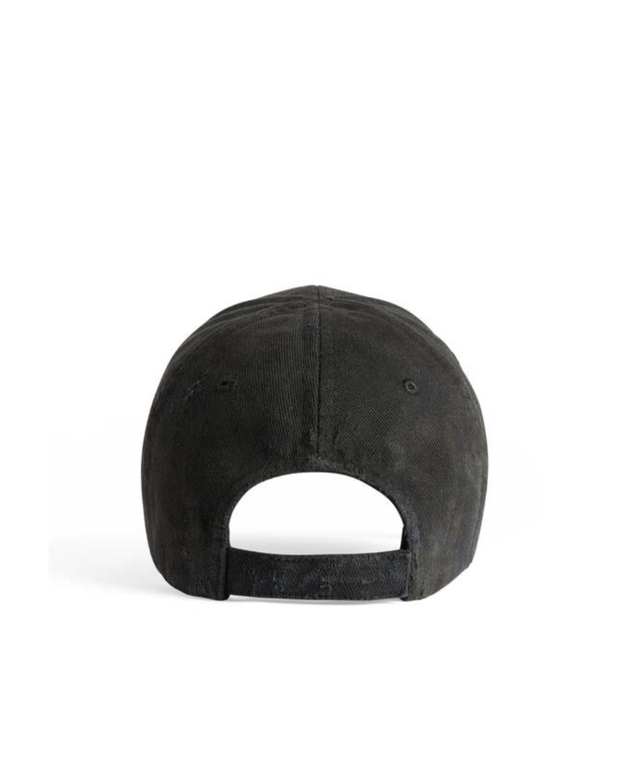 BALENCIAGA UNITY SPORTS ICON CAP IN BLACK/WHITE
