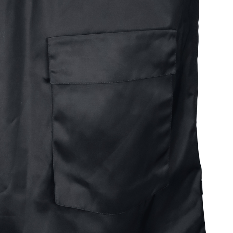 Mm6 Maison Margiela Drawstring-neck Cargo Minidress In Black