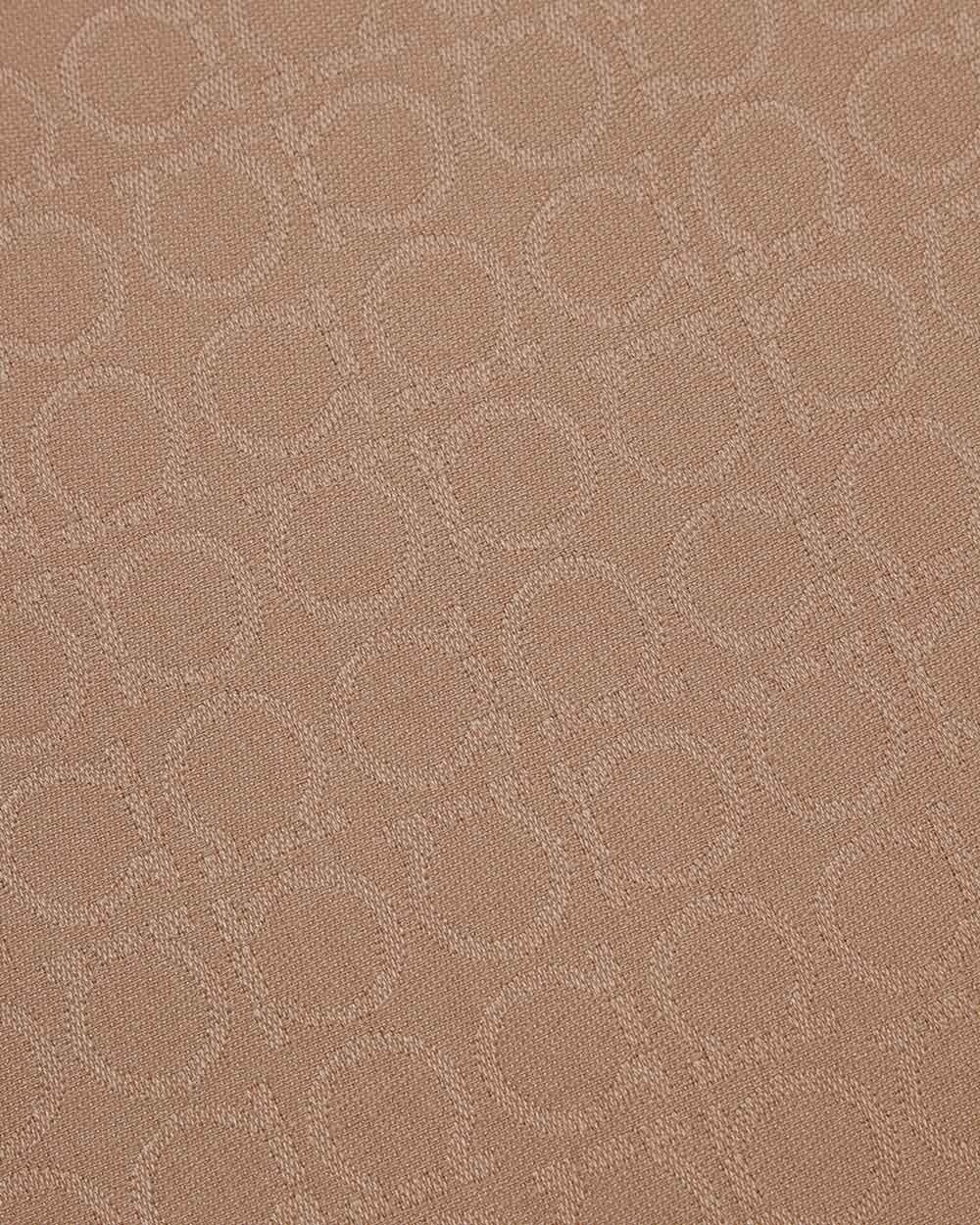 Ferragamo Logo Tassel Scarf In Nude