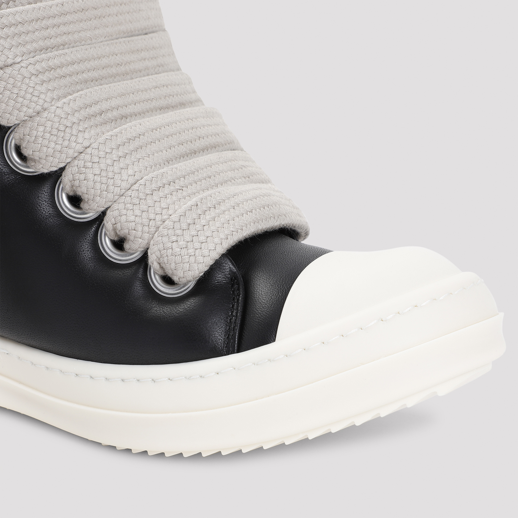 Shop Rick Owens Jumbo Sneakers In White