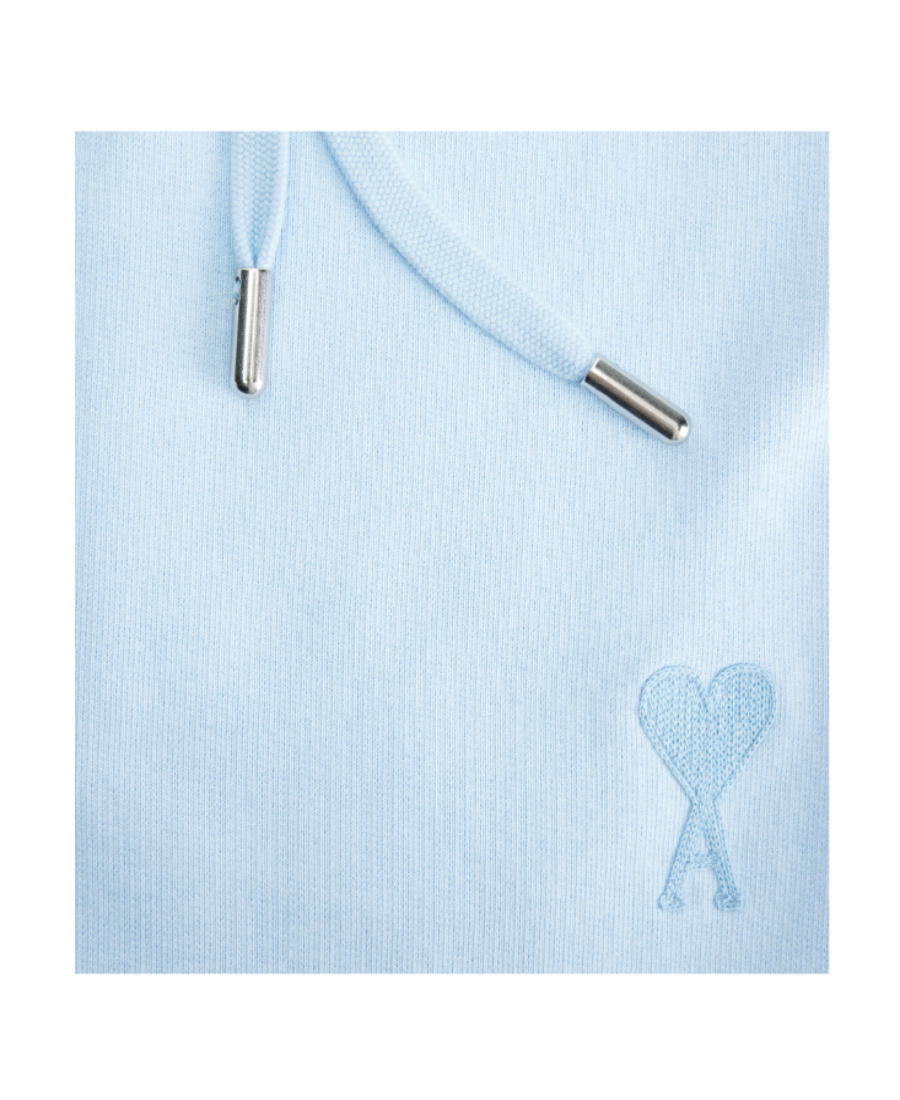 AMI ALEXANDRE MATTIUSSI EMBROIDERED-LOGO COTTON TRACK PANTS 