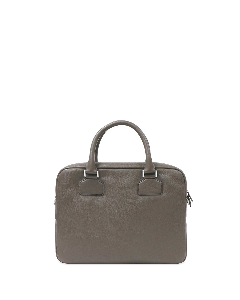 Emporio Armani Logo Details Handbag In Gray