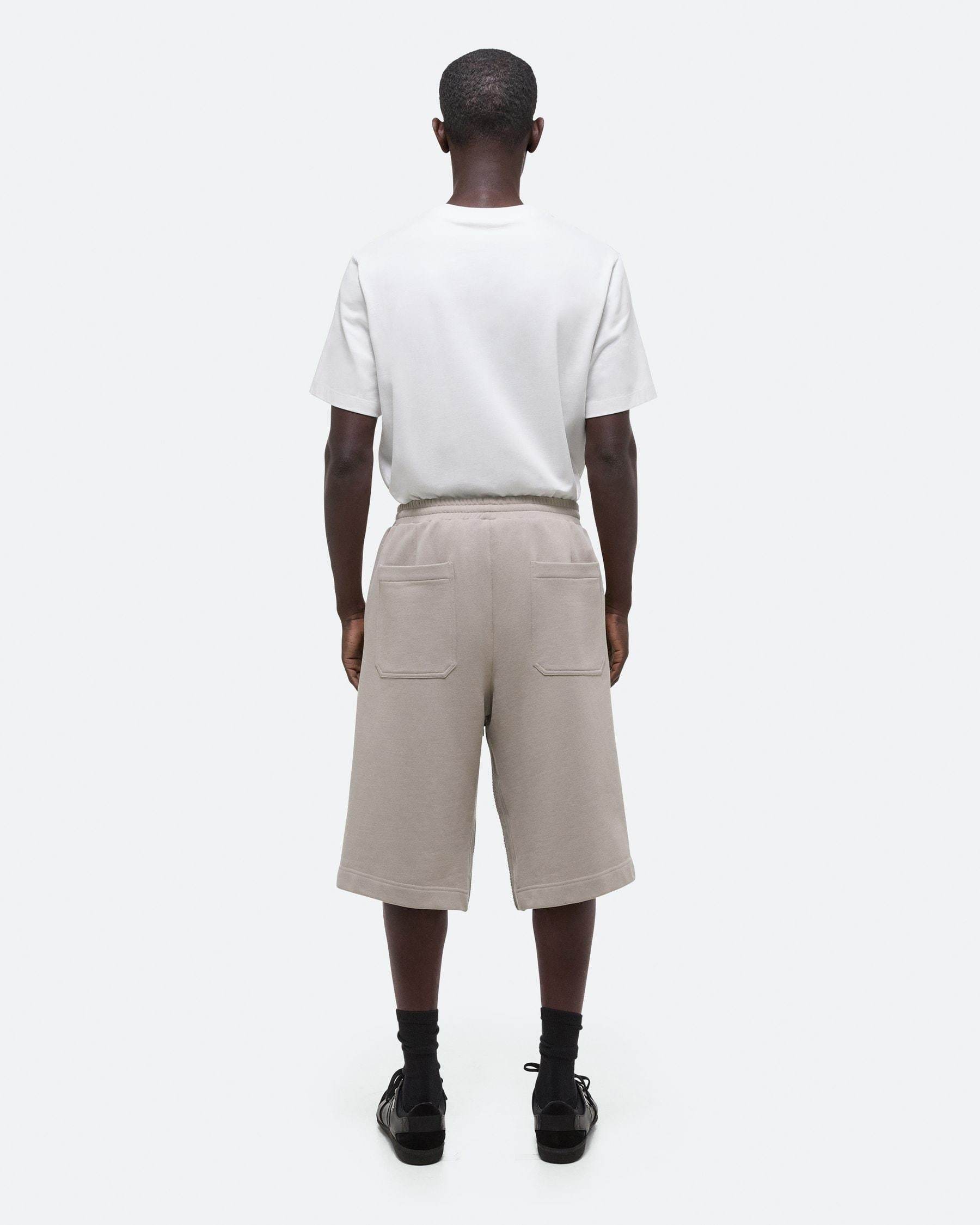 Helmut Lang Elastic Waist Shorts In Nude