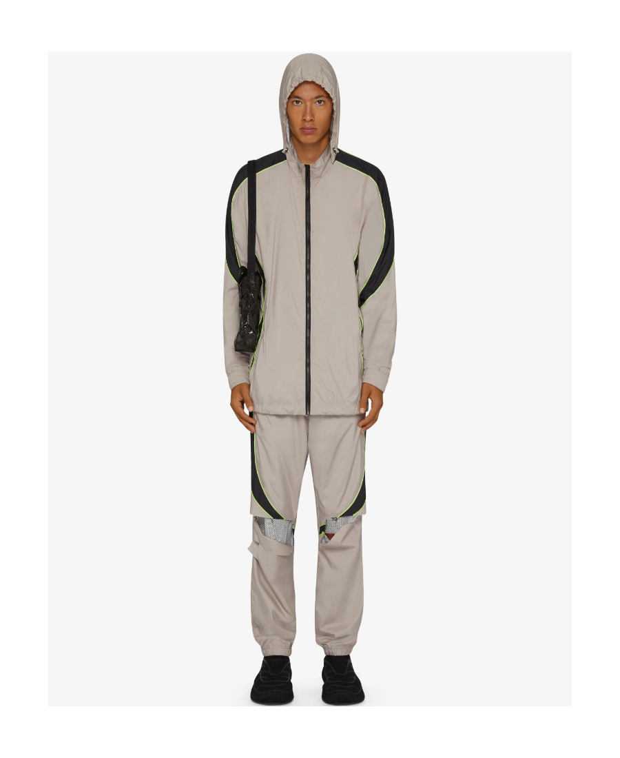 Givenchy Logo-print Hooded Jacket In Nude