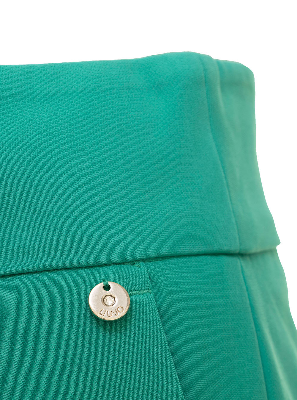 Liu •jo Straight Casual Pants In Green