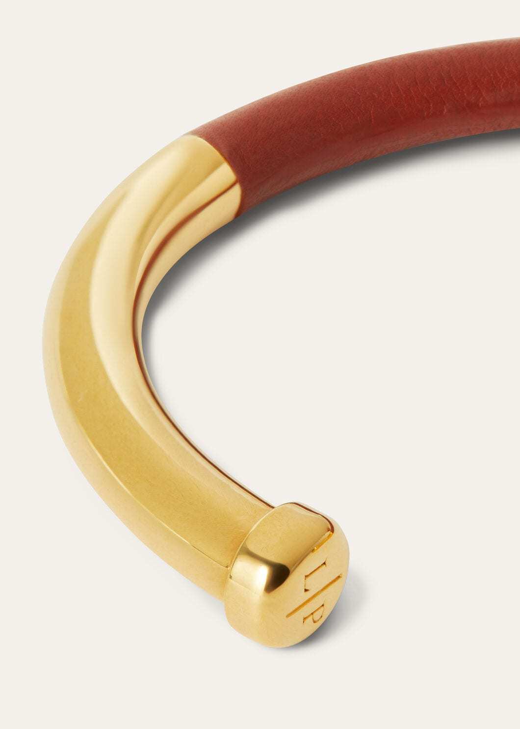 Loro Piana Open Bracelet In Deep Kummel/jewel Sun Gold