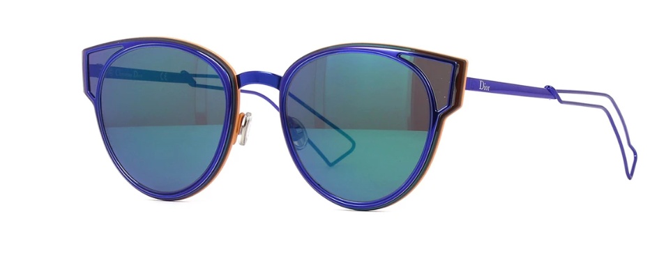 Dior Logo Sunglasses In Blue