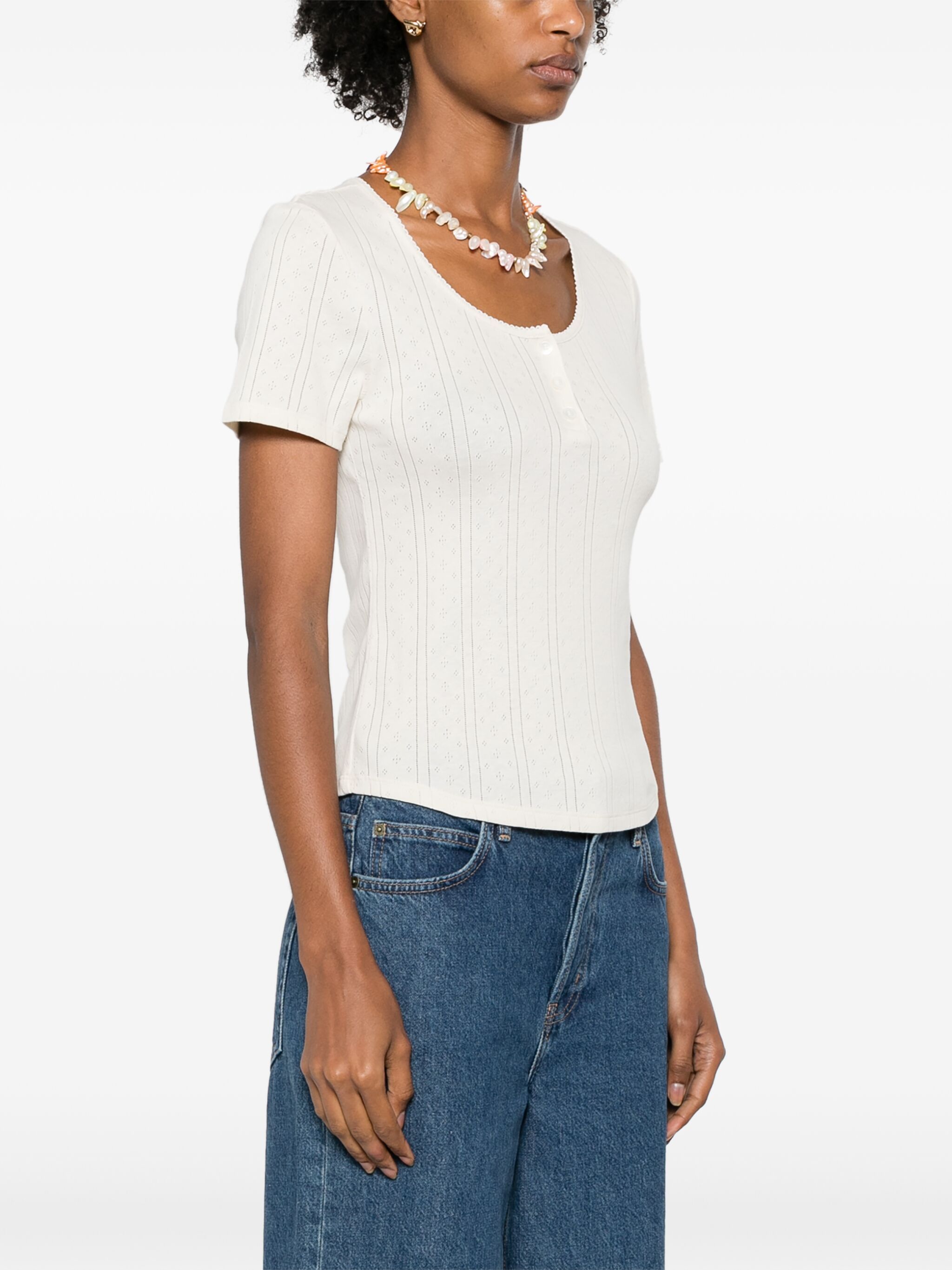 Apc A.p.c. T-shirt Luna Clothing In White